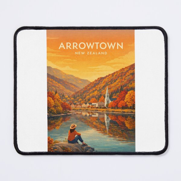 Item preview, Arrowtown Autumn Reflections Along Arrow River in Otago New Zealand designed and sold by Aryabek.