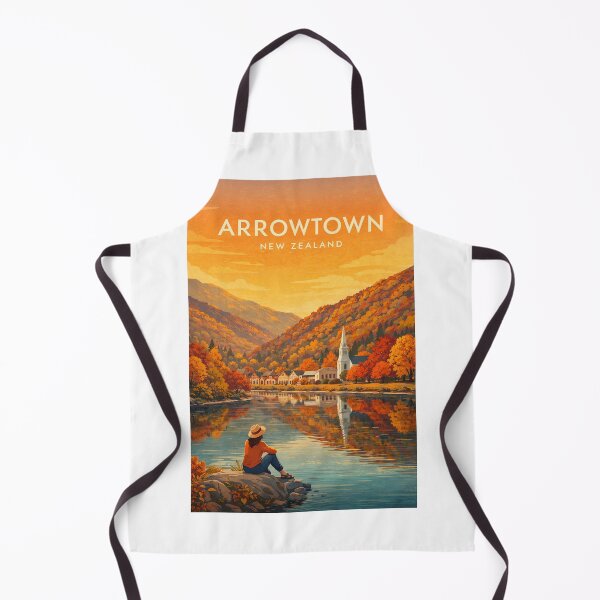 Item preview, Arrowtown Autumn Reflections Along Arrow River in Otago New Zealand designed and sold by Aryabek.