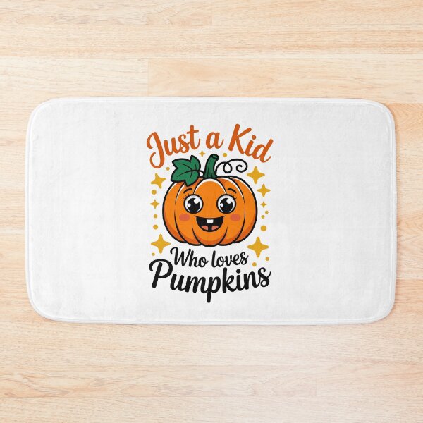Item preview, Just a Kid Who Loves Pumpkins designed and sold by jkrphoto.