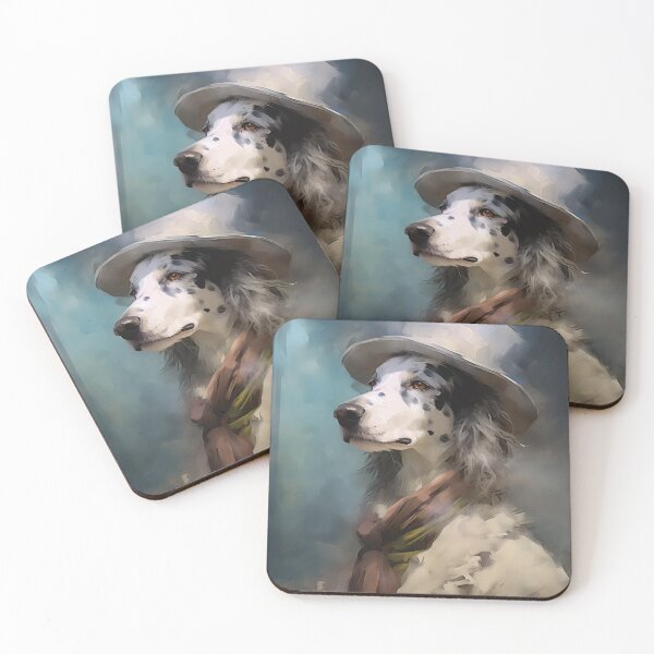 Item preview, Impressionist Dalmatian in a Hat and Suit designed and sold by AniDragonfly.