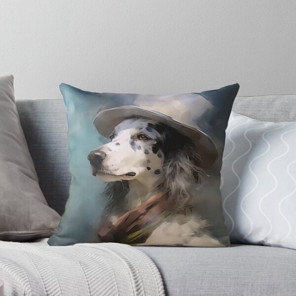 Item preview, Impressionist Dalmatian in a Hat and Suit designed and sold by AniDragonfly.