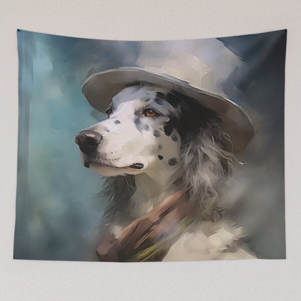 Item preview, Impressionist Dalmatian in a Hat and Suit designed and sold by AniDragonfly.