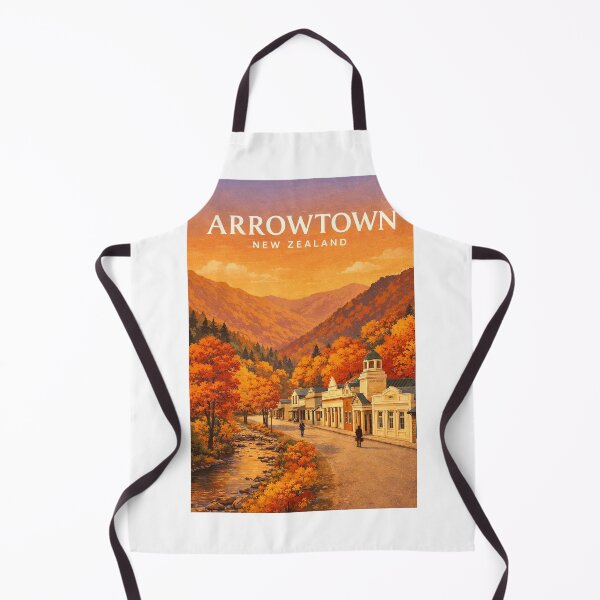 Item preview, Historic Buckingham Street Arrowtown Beneath Central Otago Autumn Hills designed and sold by Aryabek.