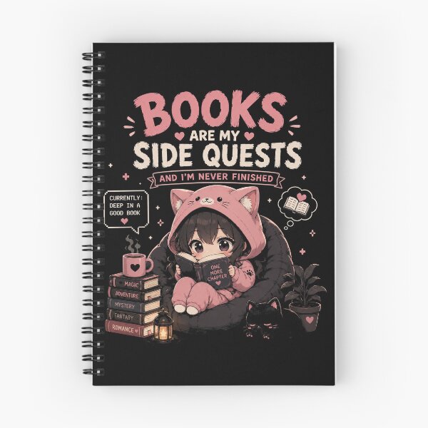 Item preview, Books Are My Side Quests designed and sold by Ateyo.