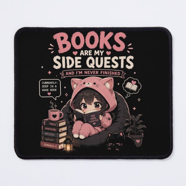 Item preview, Books Are My Side Quests designed and sold by Ateyo.