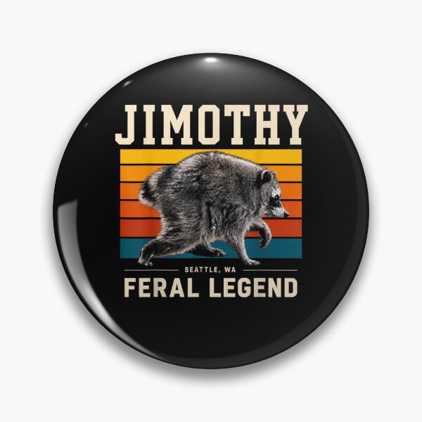 Item preview, Jimothy Raccoon Seattle Feral Legend Meme designed and sold by MatherFisher.
