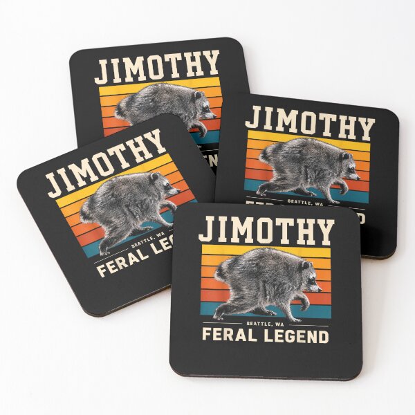 Item preview, Jimothy Raccoon Seattle Feral Legend Meme designed and sold by MatherFisher.