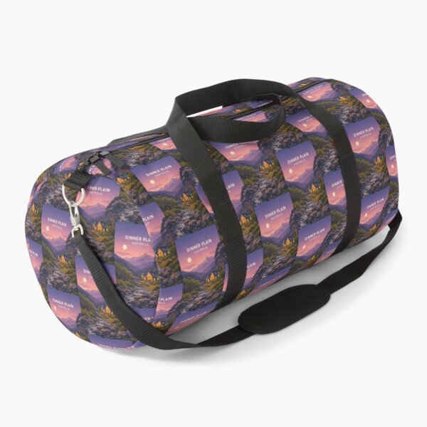 Item preview, Moonlit Dinner Plain Alpine Village in Victoria High Country Australia designed and sold by Aryabek.