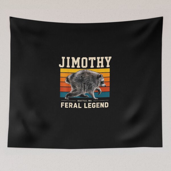 Item preview, Jimothy Raccoon Seattle Feral Legend Meme designed and sold by MatherFisher.