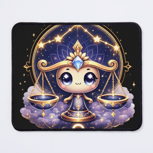 Item preview, NU Libra — Cute Celestial Zodiac Mascot designed and sold by NUFADE.