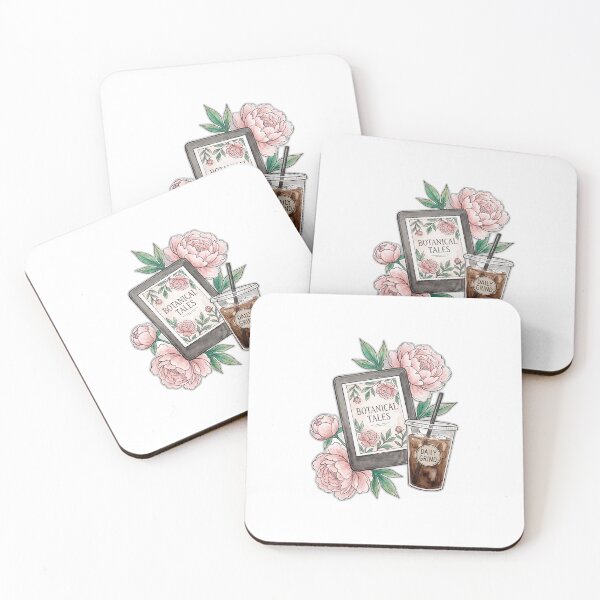 Item preview, Kindle Girlie Iced Coffee And Peonies designed and sold by ryanguas.