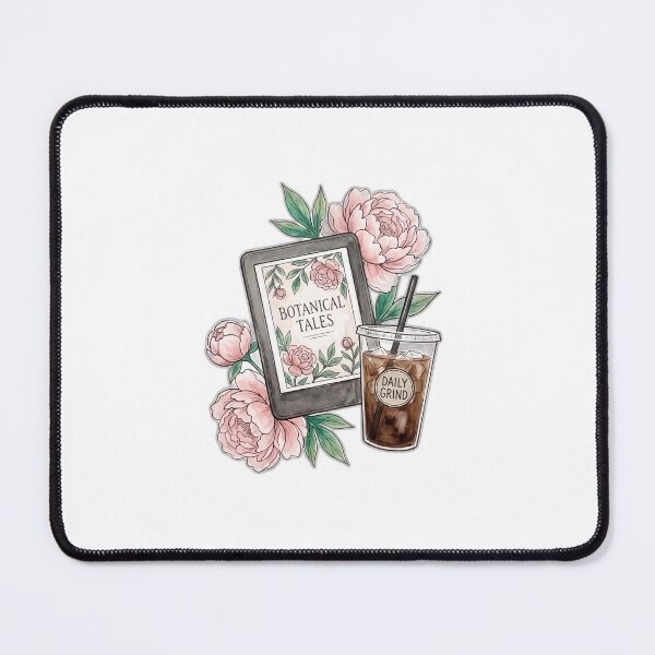 Item preview, Kindle Girlie Iced Coffee And Peonies designed and sold by ryanguas.