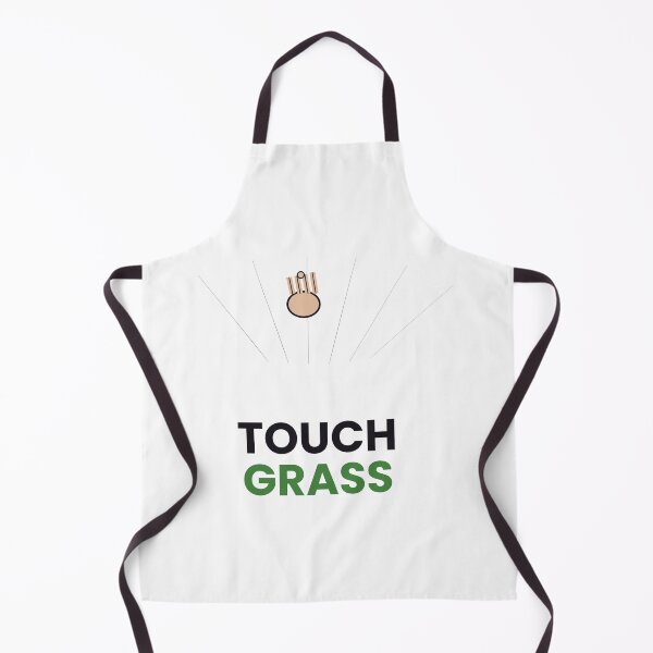 Item preview, Touch Grass Funny Internet Meme Sticker designed and sold by QuirkyCartel.
