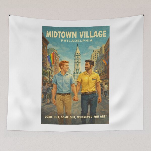Item preview, Gay Midtown Village Philadelphia Near Philadelphia City Hall Pennsylvania designed and sold by Aryabek.