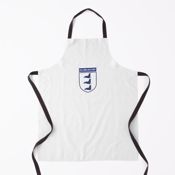 Item preview, Sea Lions on a Shirt – England Football Crest Parody designed and sold by Lawn073.