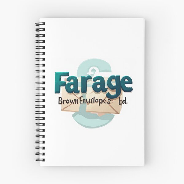 Item preview, Farage Brown Envelopes Ltd spoof logo designed and sold by IanBakerToons.