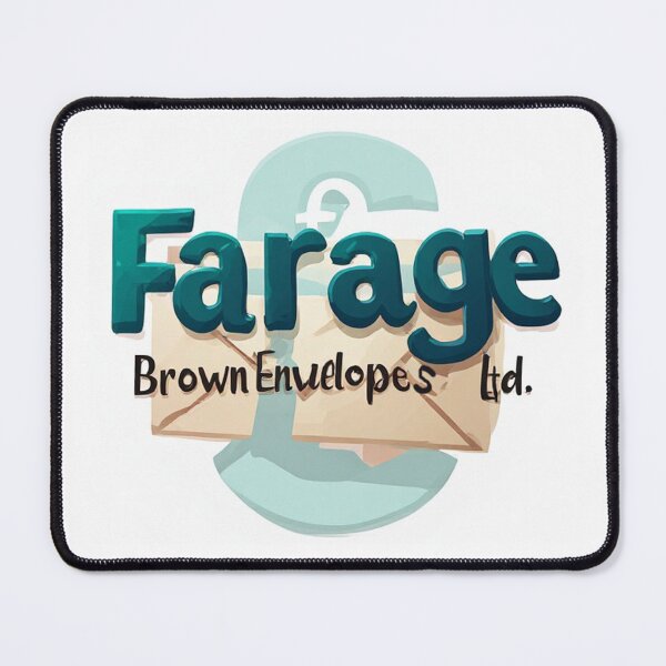 Item preview, Farage Brown Envelopes Ltd spoof logo designed and sold by IanBakerToons.