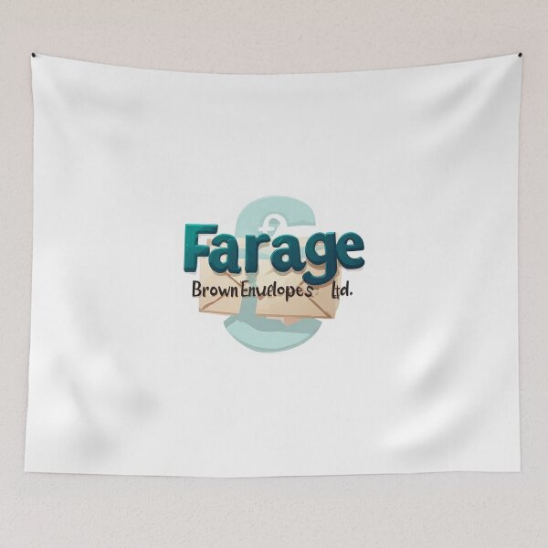 Item preview, Farage Brown Envelopes Ltd spoof logo designed and sold by IanBakerToons.