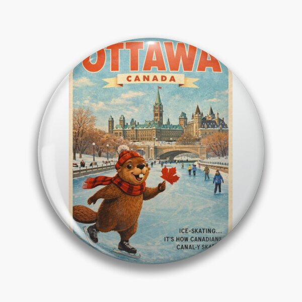 Item preview, Ottawa Parliament Hill and Rideau Canal Winter in Ontario Canada designed and sold by Aryabek.