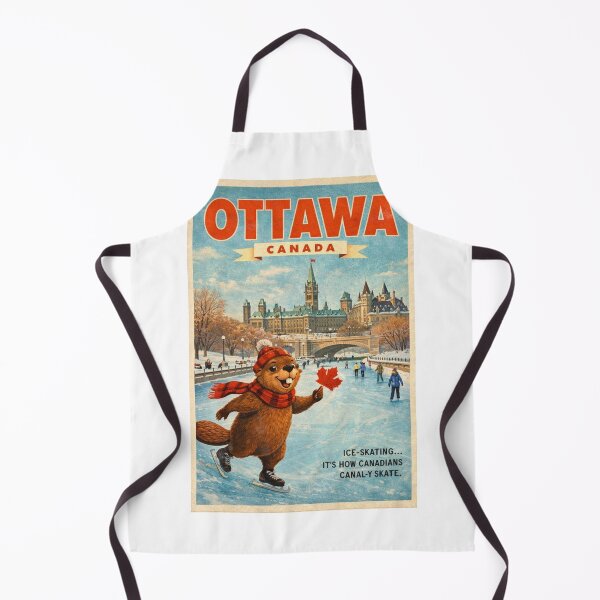 Item preview, Ottawa Parliament Hill and Rideau Canal Winter in Ontario Canada designed and sold by Aryabek.