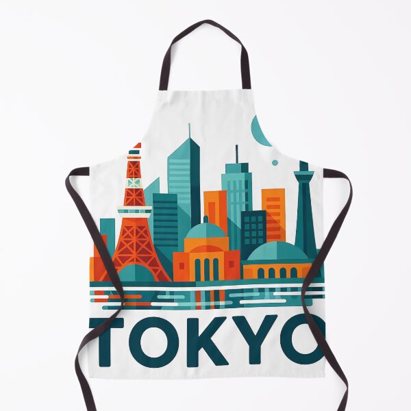Item preview, Tokyo Japan Travel Souvenir - Tokyo Tower & Modern Skyline Art designed and sold by OzzFrequency.