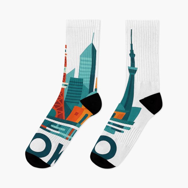 Item preview, Tokyo Japan Travel Souvenir - Tokyo Tower & Modern Skyline Art designed and sold by OzzFrequency.