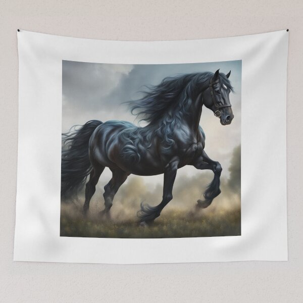 Item preview, Caballo frisón designed and sold by ZeusGallery.