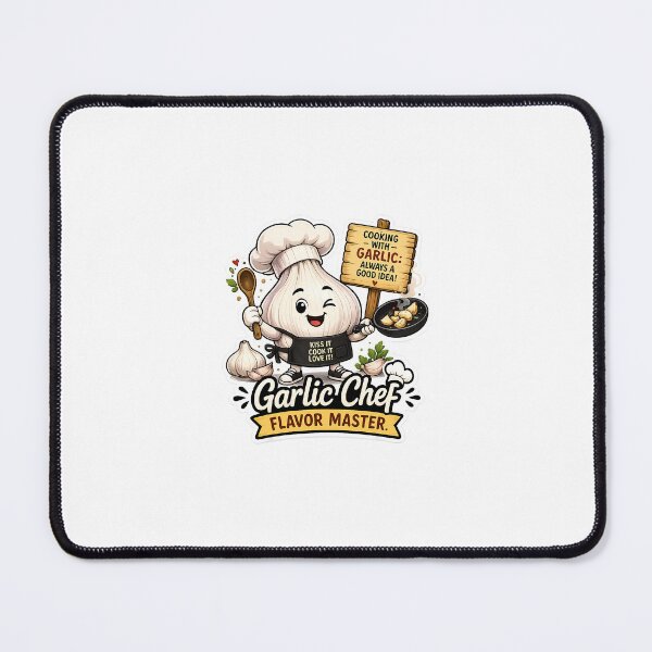 Item preview, Garlic Chef Sticker designed and sold by Raj Studio.