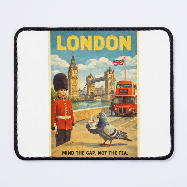 Item preview, London Big Ben Tower Bridge Westminster Thames City Icons designed and sold by Aryabek.