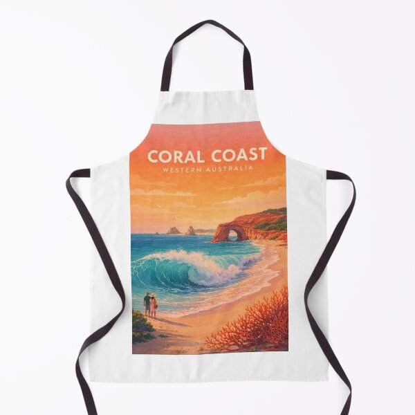 Item preview, Coral Coast Western Australia Ningaloo Coast Turquoise Ocean Landscape designed and sold by Aryabek.