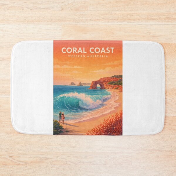 Item preview, Coral Coast Western Australia Ningaloo Coast Turquoise Ocean Landscape designed and sold by Aryabek.