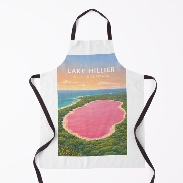 Item preview, Lake Hillier Esperance Western Australia Pink Salt Lake Coastline designed and sold by Aryabek.