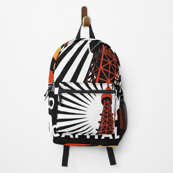 Item preview, Tokyo Japan Travel Souvenir - Tokyo Tower & Modern Skyline Art designed and sold by OzzFrequency.