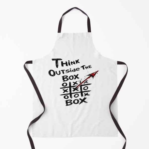 Item preview, Think Outside the Box – Creative Mindset Typography Illustration designed and sold by D.Shop.