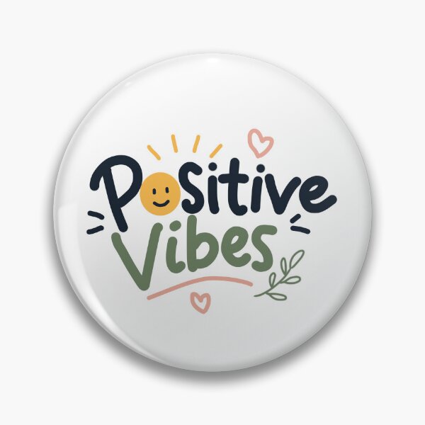 Item preview, Positive Vibes - Minimalist Happy Quote Typography Design designed and sold by FennyWijayaMomo.
