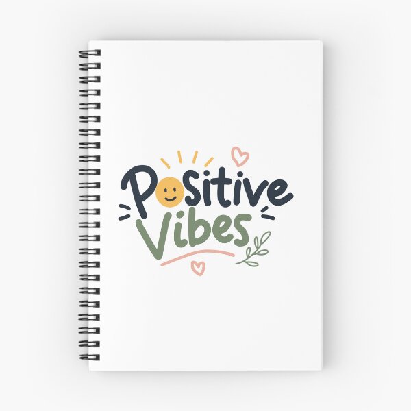 Item preview, Positive Vibes - Minimalist Happy Quote Typography Design designed and sold by FennyWijayaMomo.