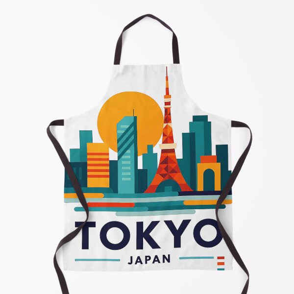 Item preview, Tokyo Japan Travel Souvenir - Tokyo Tower & Modern Skyline Art designed and sold by OzzFrequency.