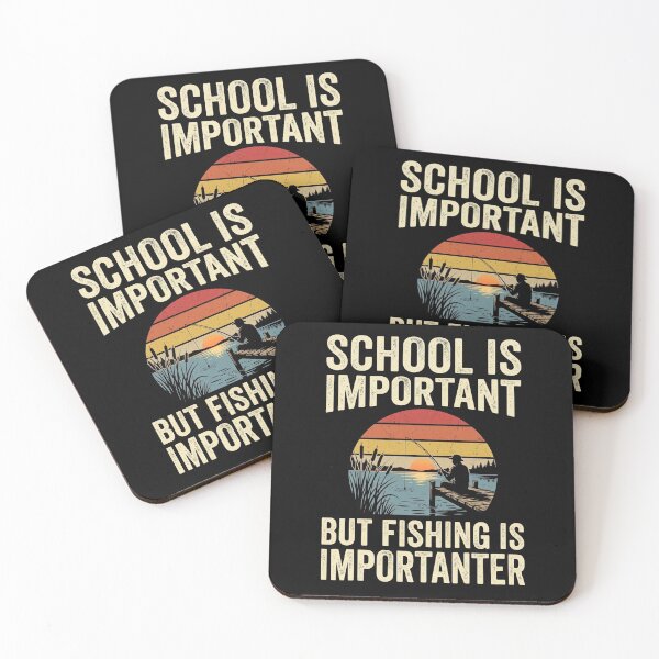 Item preview, School Is Important But Fishing Is Importanter designed and sold by dudelinart.
