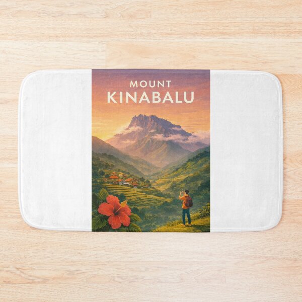 Item preview, Mount Kinabalu Sabah Borneo Malaysia Rainforest Highlands designed and sold by Aryabek.