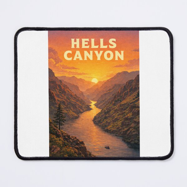 Item preview, Hells Canyon Snake River Idaho Oregon Rugged Wilderness Sunset designed and sold by Aryabek.