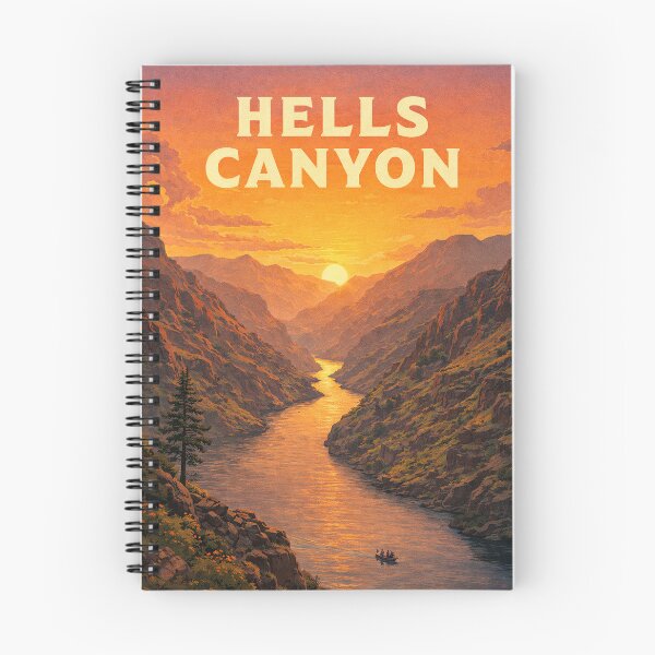Item preview, Hells Canyon Snake River Idaho Oregon Rugged Wilderness Sunset designed and sold by Aryabek.