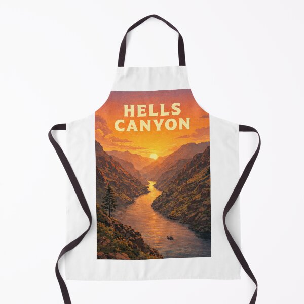 Item preview, Hells Canyon Snake River Idaho Oregon Rugged Wilderness Sunset designed and sold by Aryabek.