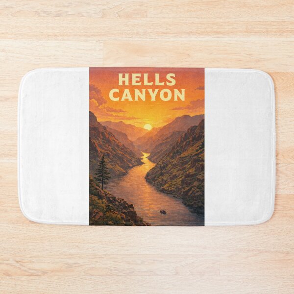 Item preview, Hells Canyon Snake River Idaho Oregon Rugged Wilderness Sunset designed and sold by Aryabek.