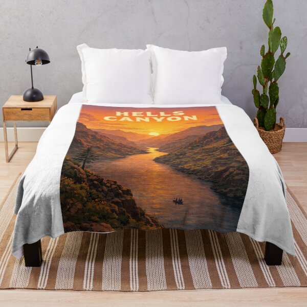 Item preview, Hells Canyon Snake River Idaho Oregon Rugged Wilderness Sunset designed and sold by Aryabek.