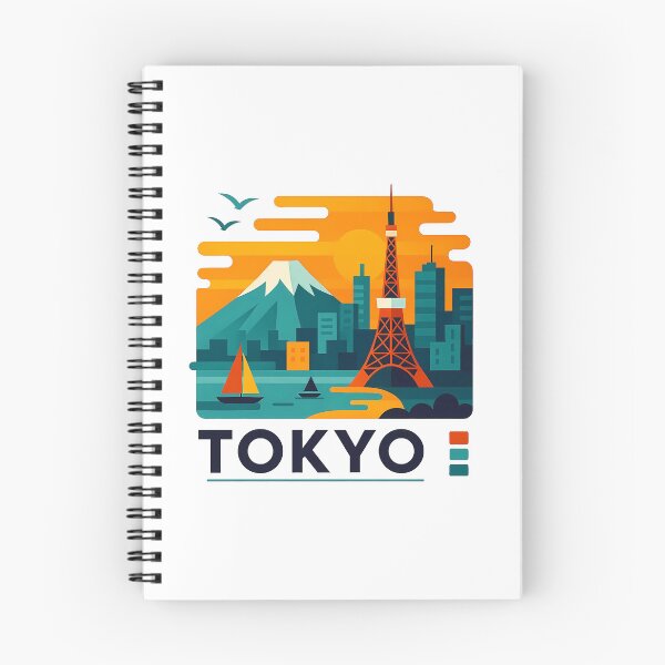 Item preview, Tokyo Japan Travel Souvenir - Tokyo Tower & Modern Skyline Art designed and sold by OzzFrequency.