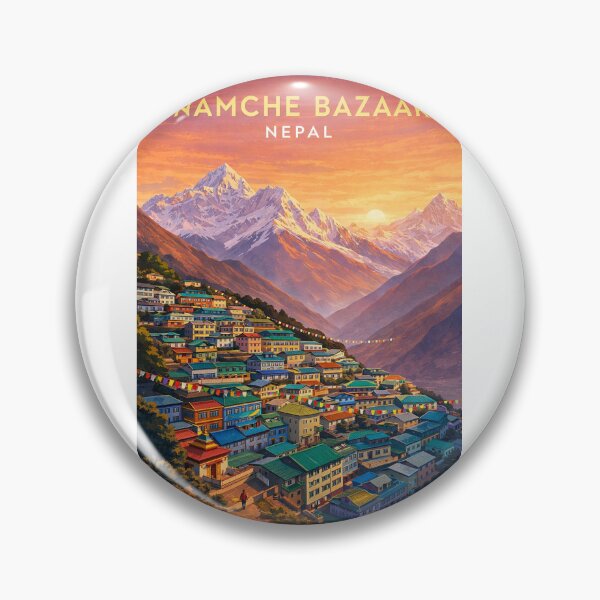 Item preview, Namche Bazaar Everest Region Khumbu Nepal Himalayan Gateway designed and sold by Aryabek.