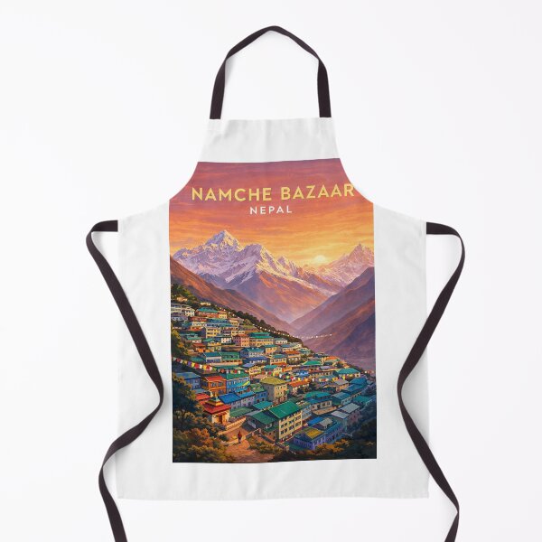 Item preview, Namche Bazaar Everest Region Khumbu Nepal Himalayan Gateway designed and sold by Aryabek.