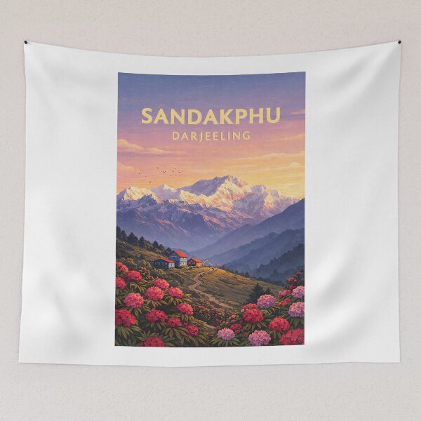 Item preview, Sandakphu Darjeeling Kanchenjunga Himalayan Sunrise West Bengal India designed and sold by Aryabek.