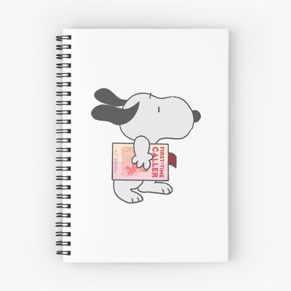 Item preview, snoopy reading first time caller designed and sold by liveawhimsylife.