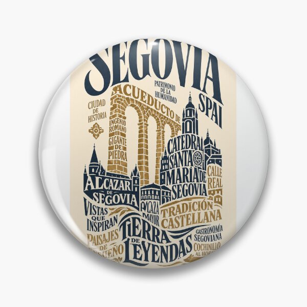 Item preview, Segovia Aqueduct Cathedral Alcázar Castilla y León Spain Heritage designed and sold by Aryabek.